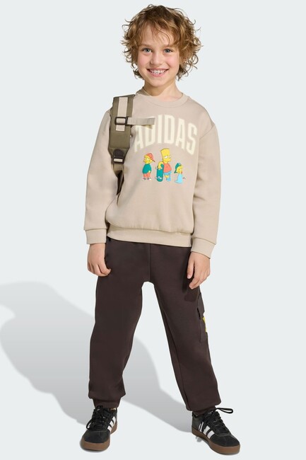 Çocuk LK Sım Jogger Eşofman Takımı JL9197 Kahve (1)