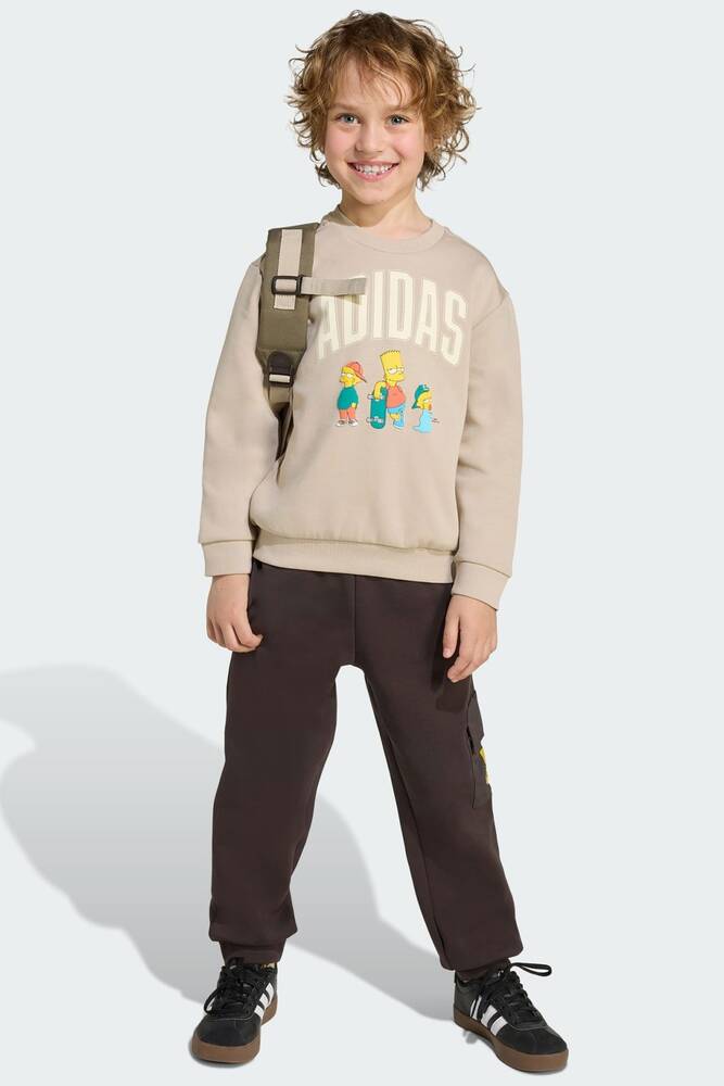 Çocuk LK Sım Jogger Eşofman Takımı JL9197 Kahve 