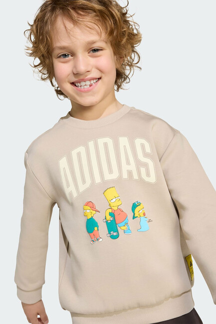 Çocuk LK Sım Jogger Eşofman Takımı JL9197 Kahve - Thumbnail