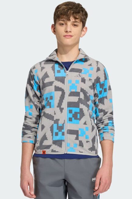 Çocuk Mc Mt Fermuarlı Sweat KD8747 Gri 