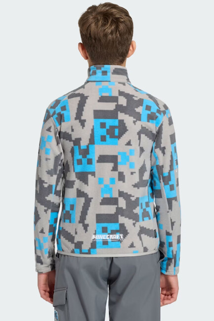 Çocuk Mc Mt Fermuarlı Sweat KD8747 Gri  (1)