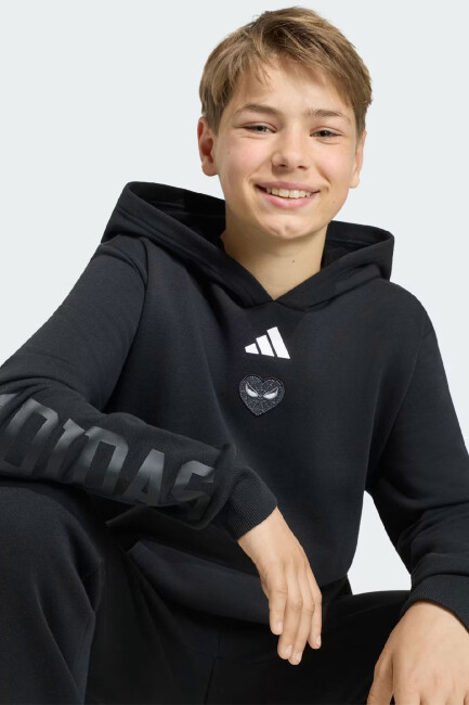 Çocuk Mrvl Sm Kapüşonlu Sweat KG6130 Siyah  - 6