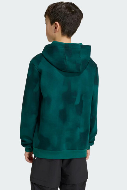 Çocuk Mt Aop Log Kapüşonlu Sweat KF1214 Yeşil  (1)