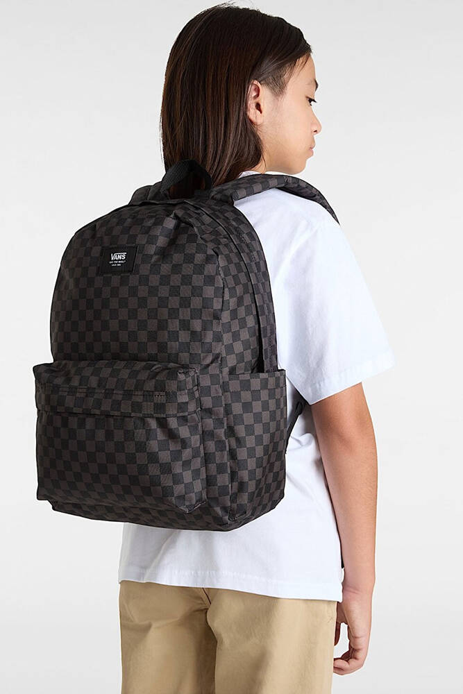 Çocuk Old Skool Grom Check Sırt Çantası VN000J3KBA51 Siyah 