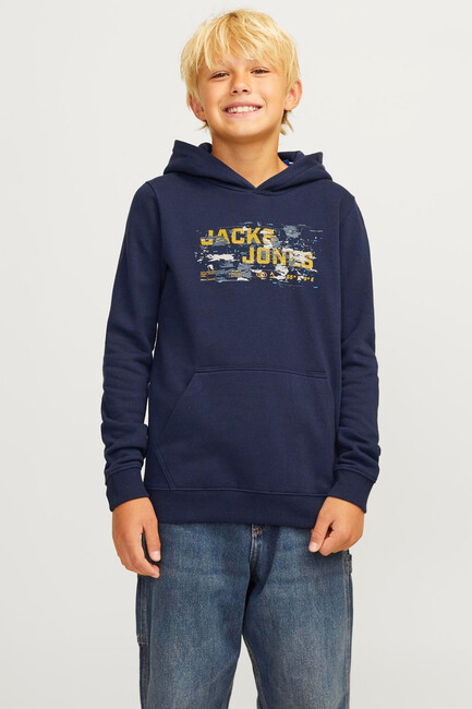 Çocuk Outdoor Logo Sweat Hood Sweat 12263378 Lacivert (1)