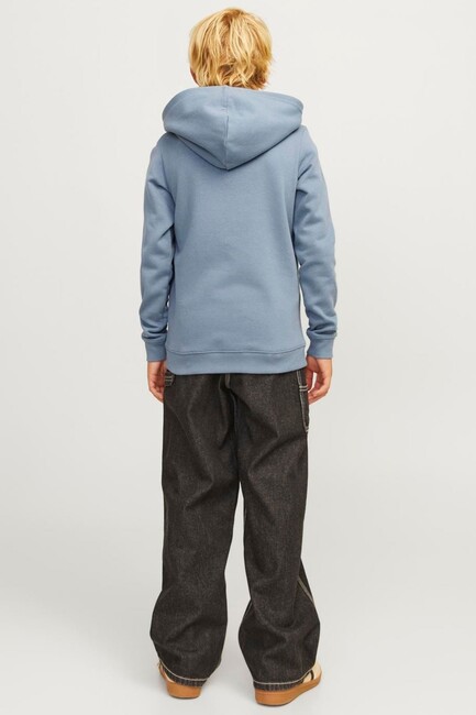 Çocuk Outdoor Logo Sweat Hood Sweat 12263378 Mavi (2)