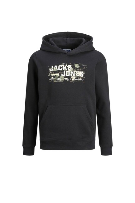 Çocuk Outdoor Logo Sweat Hood Sweat 12263378 Siyah (3)