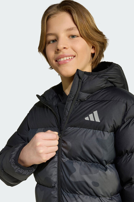 Çocuk SD AOP Mont JL7399 Siyah - Thumbnail