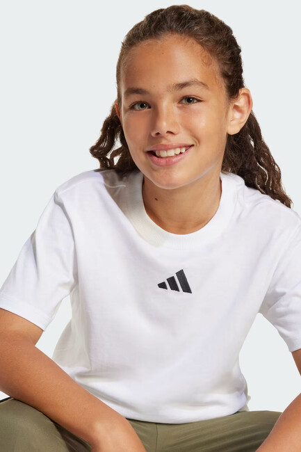 Çocuk SL Tişört JC9774 Beyaz - Thumbnail