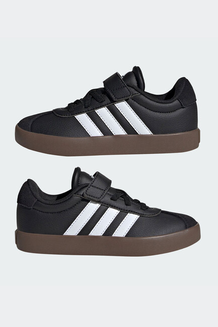 Çocuk VL Court 3.0 Ayakkabı ID9154 Siyah - Thumbnail