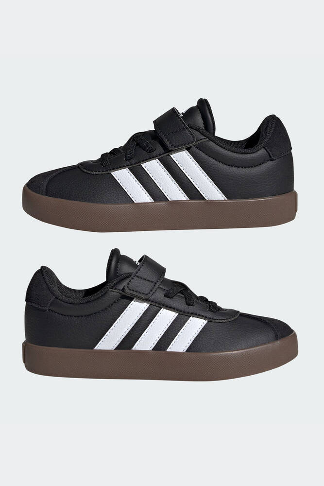 Çocuk VL Court 3.0 Ayakkabı ID9154 Siyah 