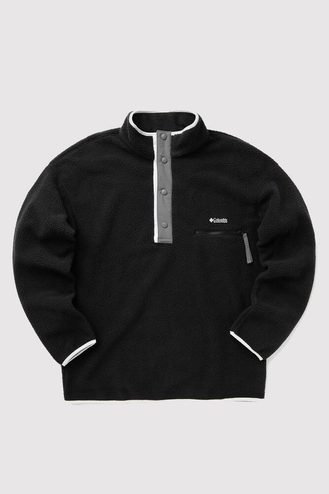 Columbia Erkek Helvetia II Half Snap Polar Üst AM5780_010 Siyah 