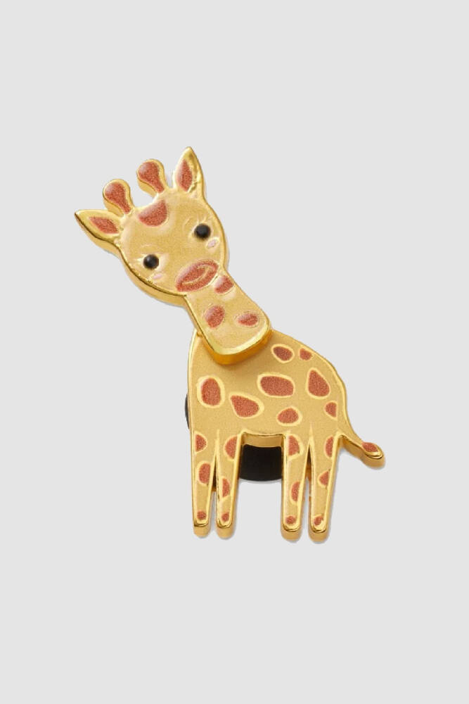 Crocs Enamel Giraffe Jibbitz 10015525_1 Kahve  - 1