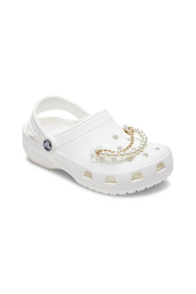 Crocs Gold and Silver Pearl Chain Jibbitz 10014677_1 Beyaz  - 2