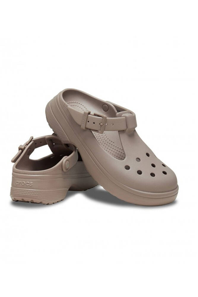 Crocs Kadın Classic Mary Jane Clog Terlik 210581_214 Bej 