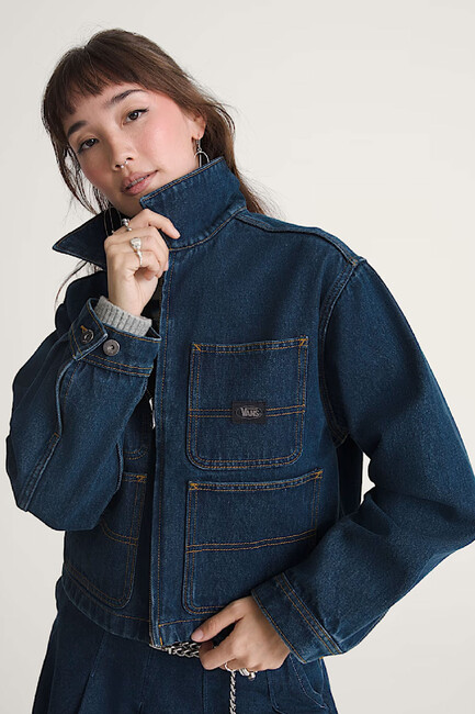 Emily Boxy Workwear Ceket VN000U88DRR1 Lacivert (1)