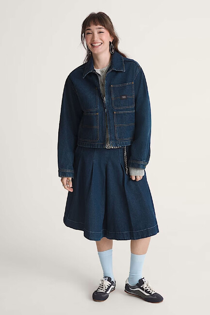Emily Boxy Workwear Ceket VN000U88DRR1 Lacivert (3)