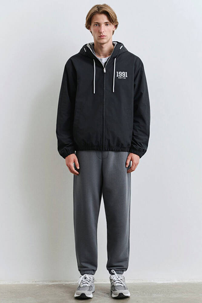 Erkek 1991 Kapüşonlu Ceket 0110622-71379 Siyah 