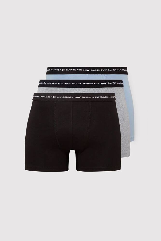 Erkek 3 Lü Paket Boxer 0911987-900 Siyah 