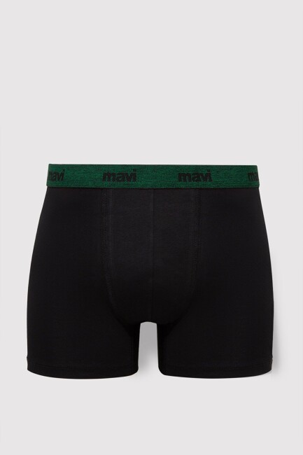 Erkek 3'lü Paket Boxer 0911408-85585 Siyah  (2)