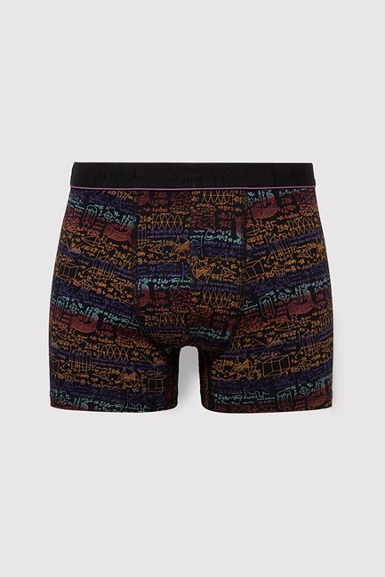 Erkek 3'lü Paket Boxer 0911420-900 Siyah (2)