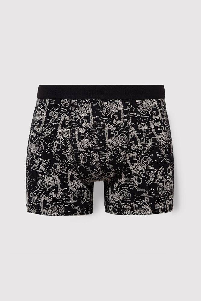 Erkek 3'lü Paket Boxer 0911420-900 Siyah 