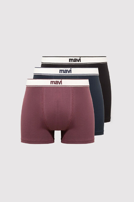 Erkek 3'lü Paket Boxer 0912224-900 Siyah (1)