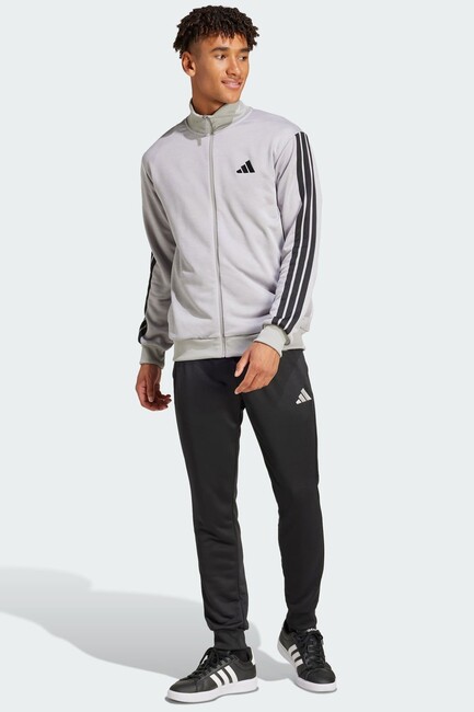 Erkek 3S Fermuarlı Üst JI8876 Gri (1)