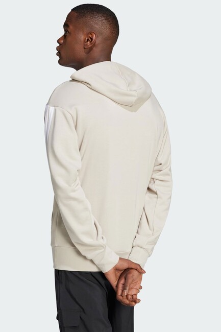 Erkek 3S Kapüşonlu Sweat JE6367 Ekru (2)