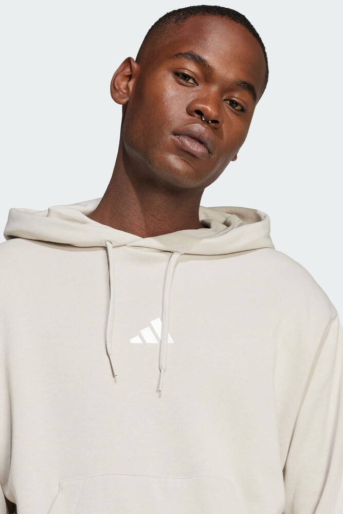 Erkek 3S Kapüşonlu Sweat JE6367 Ekru 