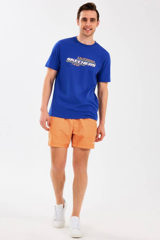 Erkek 5 Inch Allover Yüzme Şortu S2510008-700 Turuncu 