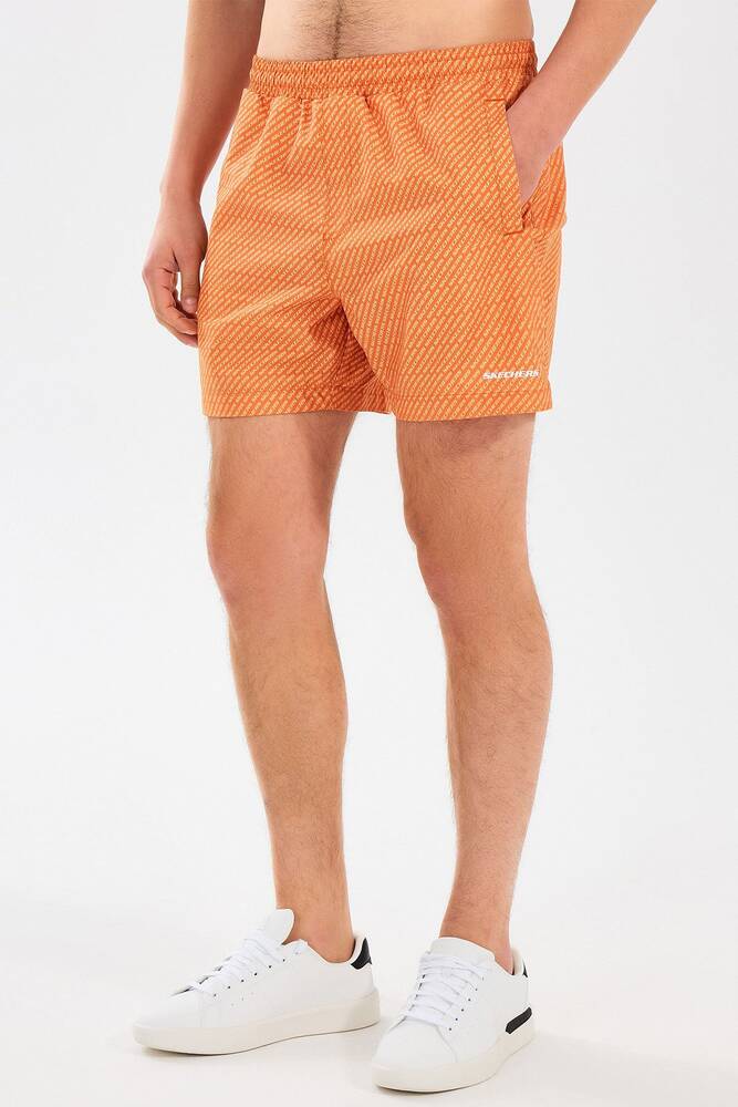 Erkek 5 Inch Allover Yüzme Şortu S2510008-700 Turuncu 