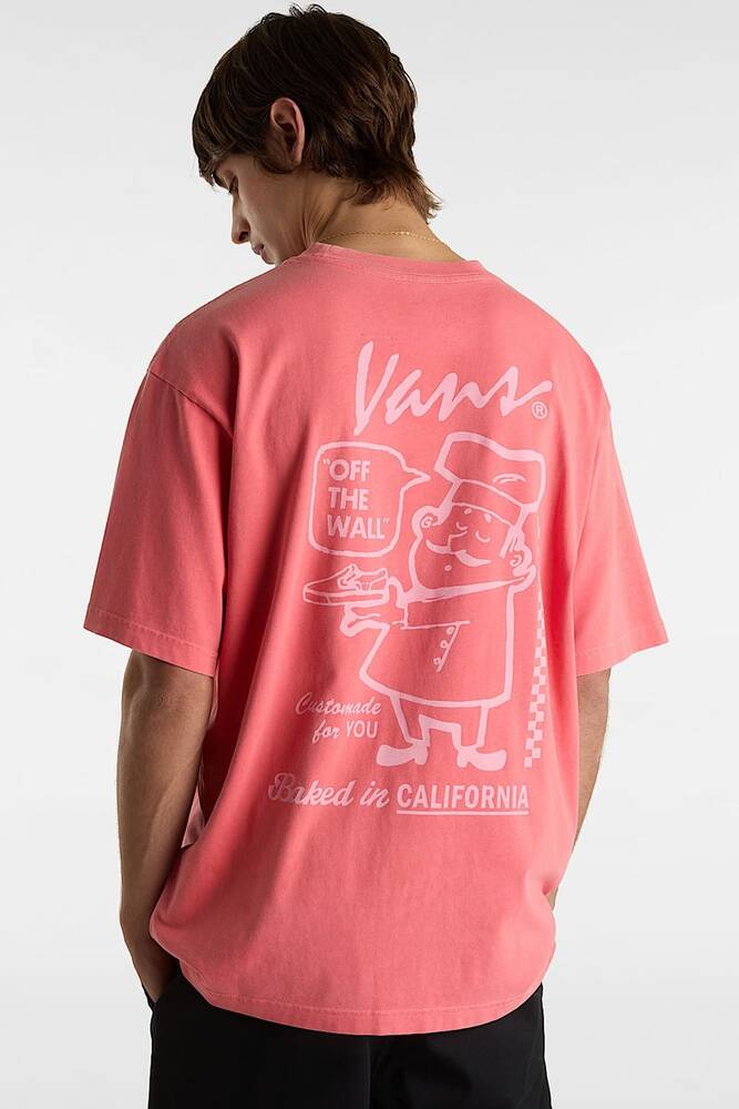 Erkek 66 Baked In Loose Tişört VN000NTSD6Z1 Pembe 