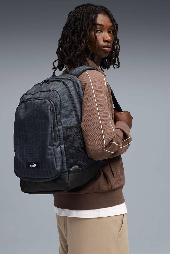 Erkek Academy Aop Sırt Çantası 091150-14 Siyah 