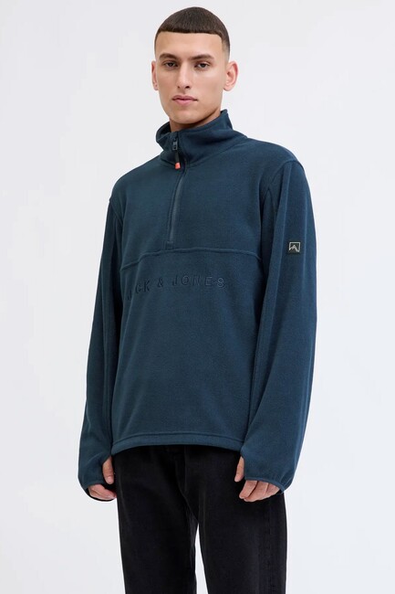 Erkek Alpes Half Zıp Polar Sweat 12284828 Lacivert (1)