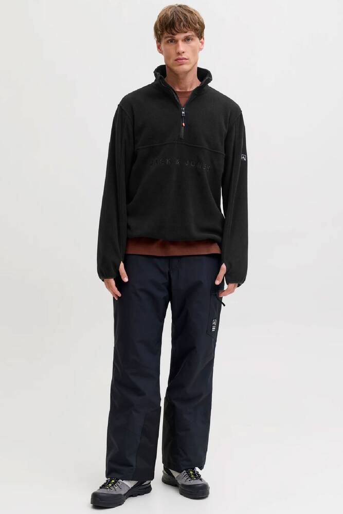 Erkek Alpes Half Zıp Ceket 12284828 Siyah 