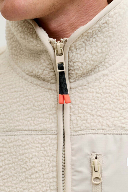 Erkek Alpes Teddy Ceket 12284827 Ekru - Thumbnail
