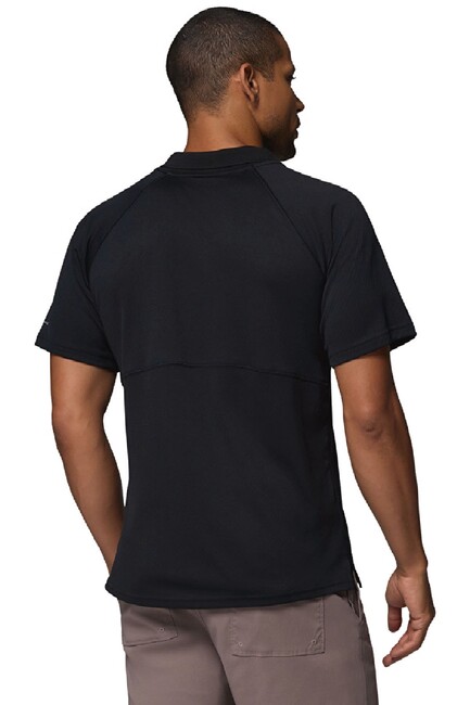 Erkek Alpıne Chıll Pro Kısa Kollu Polo Tişört AO3828_011 Siyah (2)