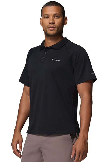 Erkek Alpıne Chıll Pro Kısa Kollu Polo Tişört AO3828_011 Siyah (3)