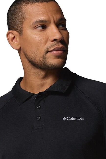 Erkek Alpıne Chıll Pro Kısa Kollu Polo Tişört AO3828_011 Siyah - Thumbnail