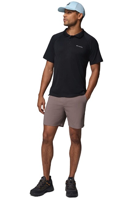 Erkek Alpıne Chıll Pro Kısa Kollu Polo Tişört AO3828_011 Siyah - Thumbnail