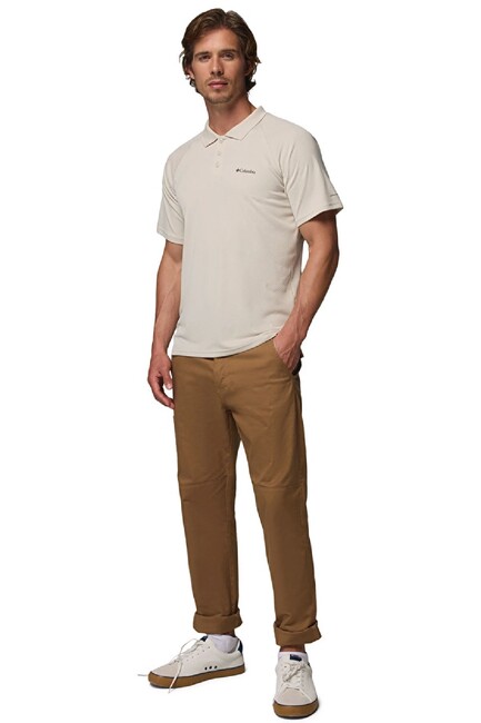 Erkek Alpıne Chıll Pro Kısa Kollu Polo Tişört AO3828_279 Kahve - Thumbnail