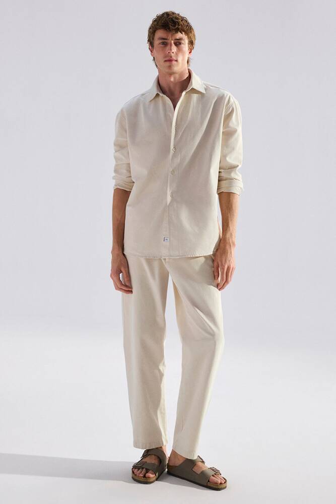 Erkek Andros Mavi Edition Jean Pantolon 0021045-A3321 Ekru 