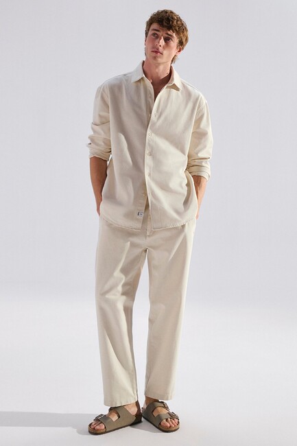 Erkek Andros Mavi Edition Jean Pantolon 0021045-A3321 Ekru (2)