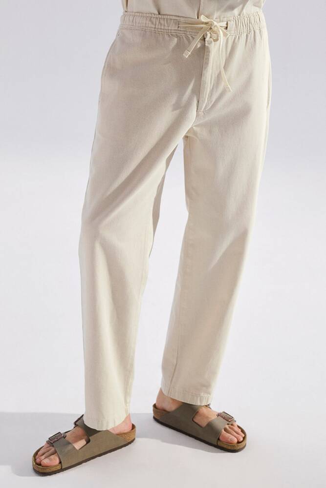Erkek Andros Mavi Edition Jean Pantolon 0021045-A3321 Ekru 