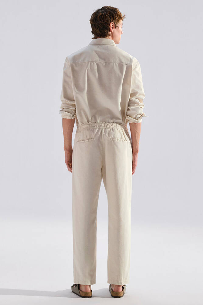 Erkek Andros Mavi Edition Jean Pantolon 0021045-A3321 Ekru 