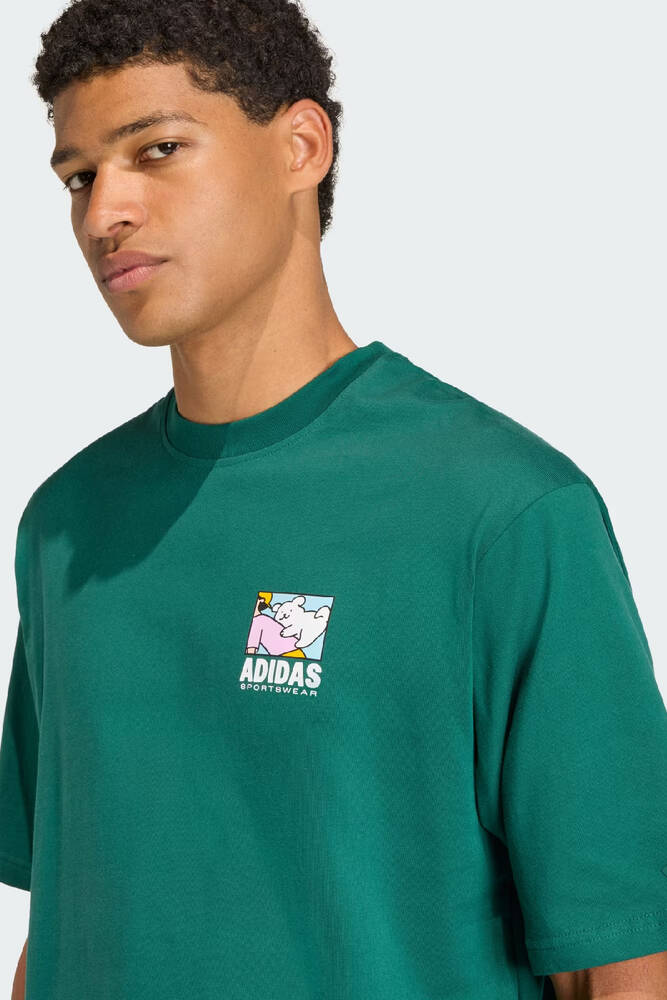 Erkek Anı Pop Bk Tişört KE4339 Yeşil 