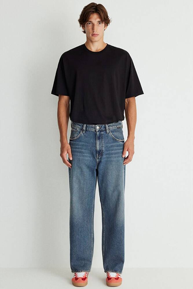 Erkek Atlanta Street Jean Pantolon 0010305-88526 Mavi 