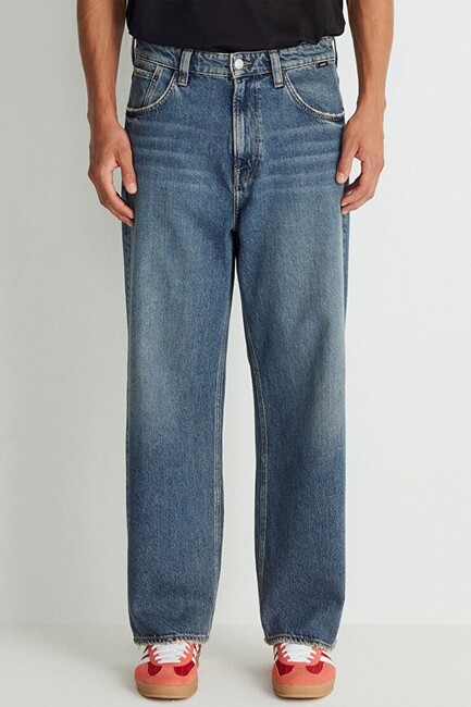 Erkek Atlanta Street Jean Pantolon 0010305-88526 Mavi - Thumbnail