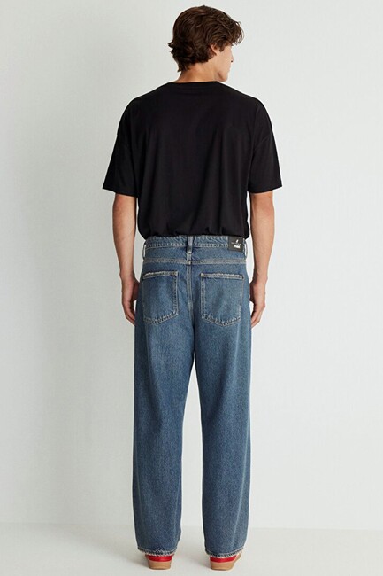 Erkek Atlanta Street Jean Pantolon 0010305-88526 Mavi - Thumbnail